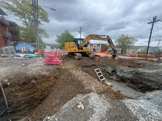 alma crescent street closure excavator pipe work pdf